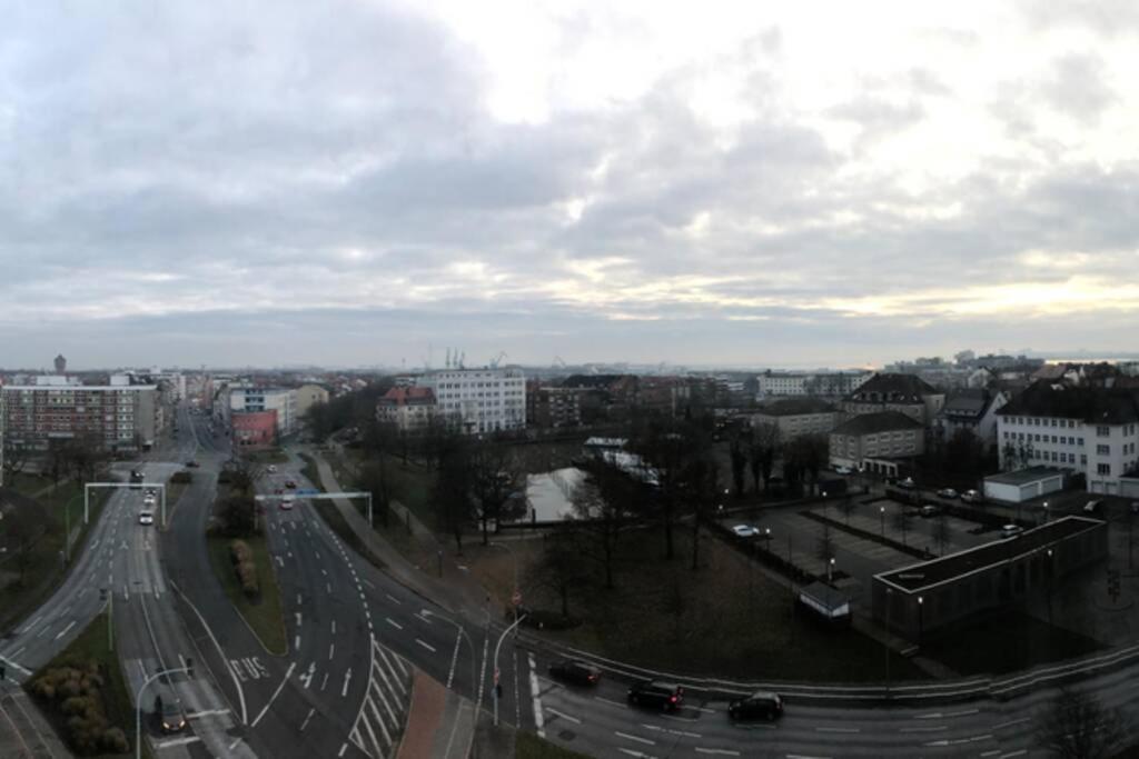 Yachtpanorama Weser Und Yachthafenblick 1 Zi 7Og 不来梅港 外观 照片
